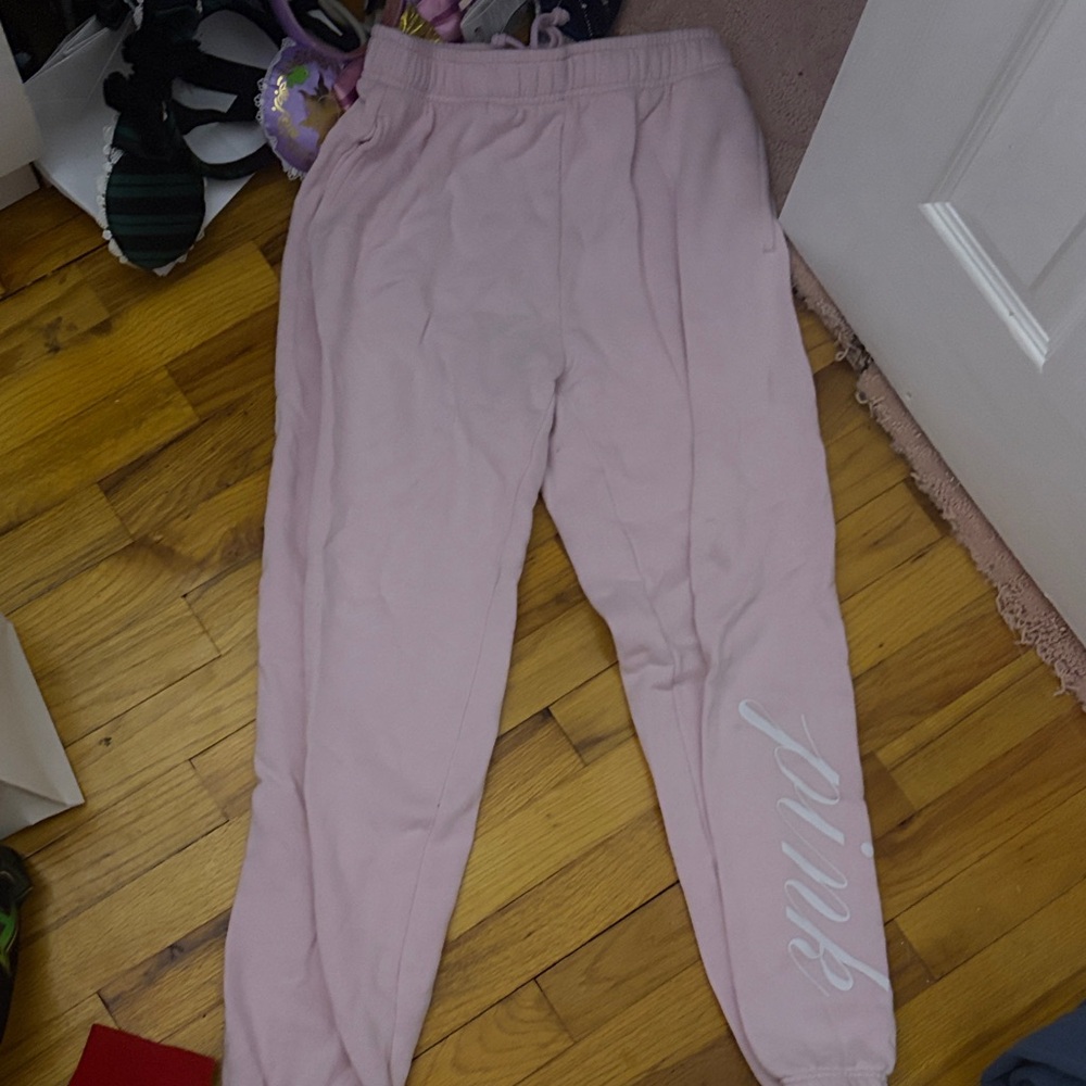 PINK Victoria's Secret Light Pink Joggers